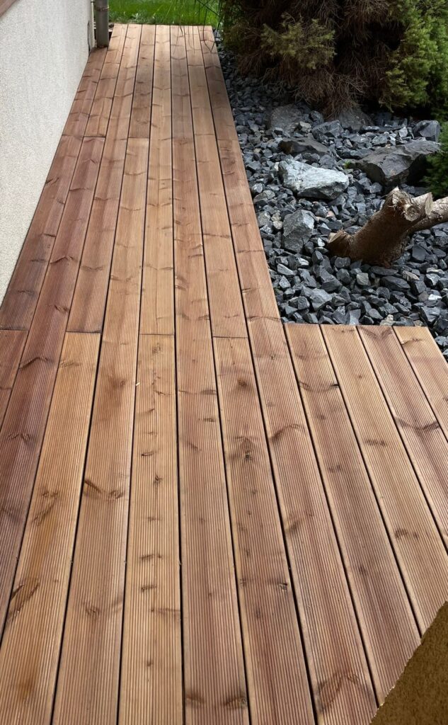 Reference - tlaková impregnace terasy